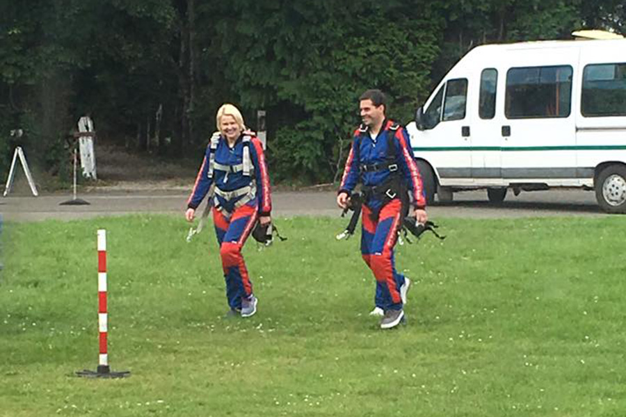 After the skydive