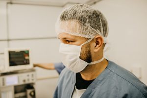 Doctor wearing mask