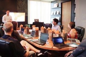 Boardroom with people