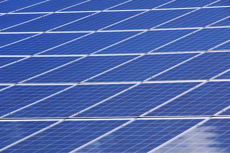Shot of solar panels