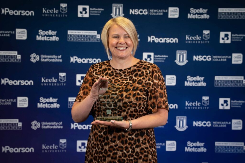 Michelle Coates With award