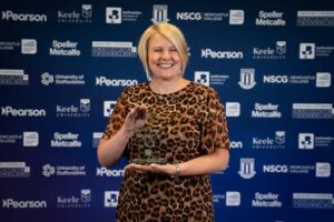 Michelle Coates With award